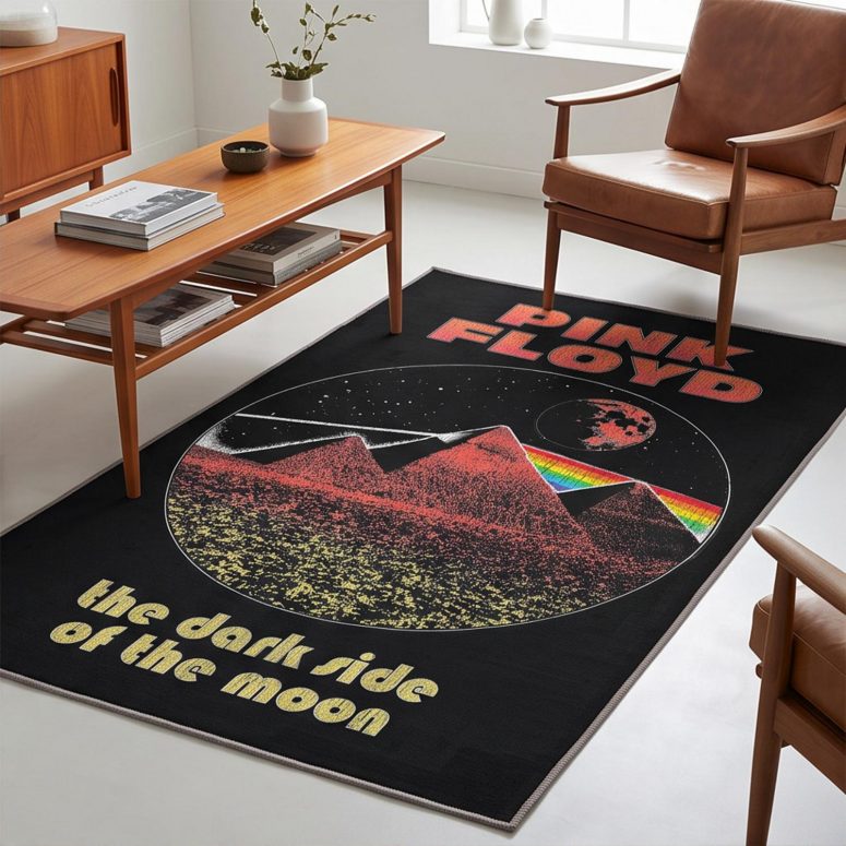 Pink Floyd Rug - DSOTM50 Pyramid Pink Floyd Rug - DSOTM50 Pyramid