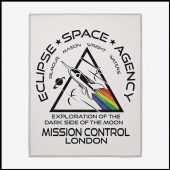 Pink Floyd Rug - Eclipse Space Agency Exploration of TDSOTM Mission Control London