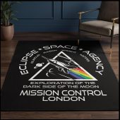 Pink Floyd Rug - Eclipse Space Agency Exploration of TDSOTM Mission Control London