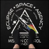 Pink Floyd Rug - Eclipse Space Agency Exploration of TDSOTM Mission Control London