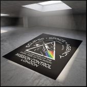 Pink Floyd Rug - Eclipse Space Agency Exploration of TDSOTM Mission Control London