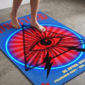 Pink Floyd Rug - Fillmore East Event Pink Floyd Rug - Fillmore East Event