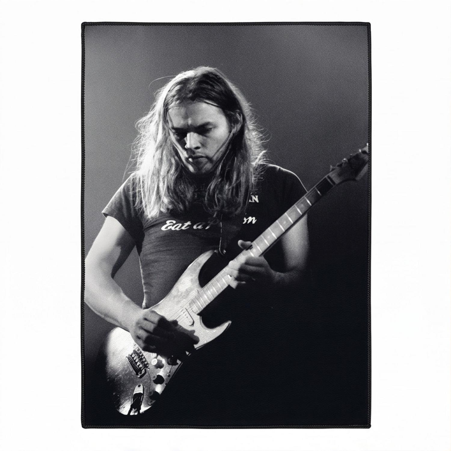 Pink Floyd Rug - Gilmour at Earls Court with the Black Strat 1973 Pink Floyd Rug - Gilmour at Earls Court with the Black Strat 1973