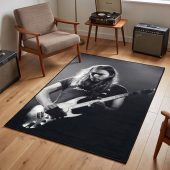 Pink Floyd Rug - Gilmour at Earls Court with the Black Strat 1973 Pink Floyd Rug - Gilmour at Earls Court with the Black Strat 1973