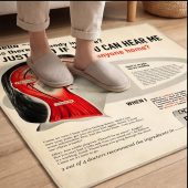 Pink Floyd Rug - Hello Is There Anybody In There Pink Floyd Rug - Hello Is There Anybody In There