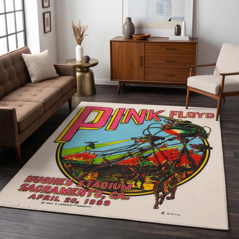 Pink Floyd Rug - Hughes Stadium Sacramento Concert