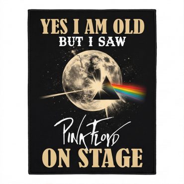 Pink Floyd Rug - I Am Old But I Saw Pink Floyd On Stage DSOTM Pink Floyd Rug - I Am Old But I Saw Pink Floyd On Stage DSOTM