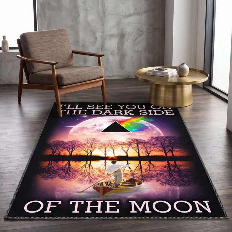 Pink Floyd Rug - I’ll See You On The Dark Side Of The Moon Pink Floyd Rug - I’ll See You On The Dark Side Of The Moon