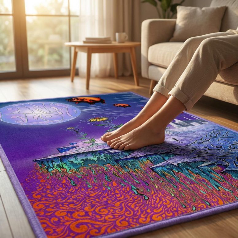 Pink Floyd Rug - In The Flesh Tour 1977 Anaheim Stadium LA CA Pink Floyd Rug - In The Flesh Tour 1977 Anaheim Stadium LA CA