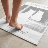 Pink Floyd Rug - Is There Any Body Out There Funny Witchy Cat Pink Floyd Rug - Is There Any Body Out There Funny Witchy Cat