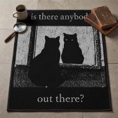 Pink Floyd Rug - Is There Any Body Out There Funny Witchy Cat Pink Floyd Rug - Is There Any Body Out There Funny Witchy Cat