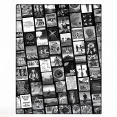 Pink Floyd Rug - Pink Floyd Artwork Poster Collage Black White