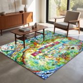 Pink Floyd Rug - Pink Floyd in concert at Pompeii Watercolor Pink Floyd Rug - Pink Floyd in concert at Pompeii Watercolor