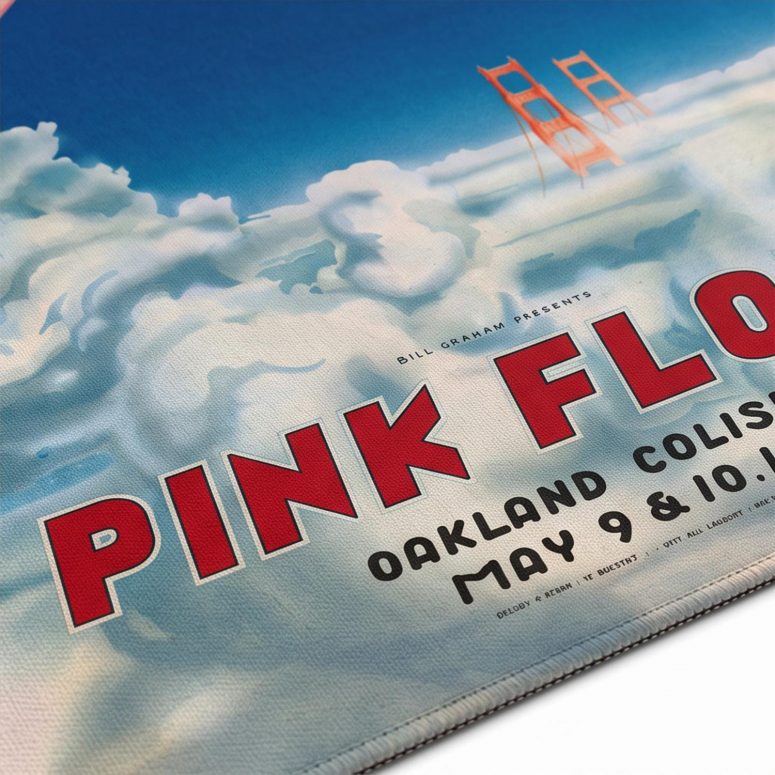 Pink Floyd Rug - Pink Floyd Oakland Coliseum Poster