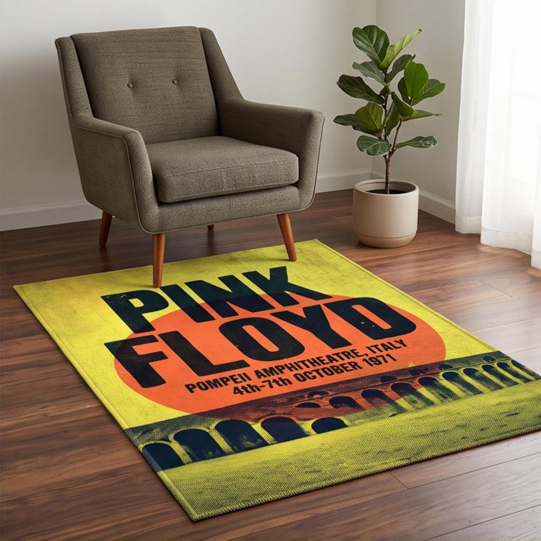 Pink Floyd Rug - Pompeii Amphitheatre Italy 1971