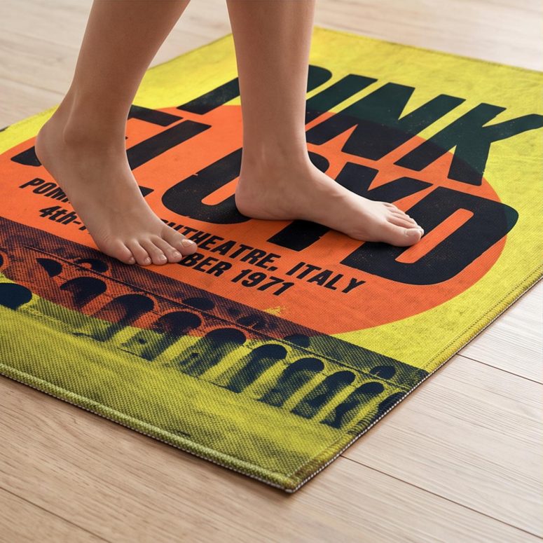 Pink Floyd Rug - Pompeii Amphitheatre Italy 1971