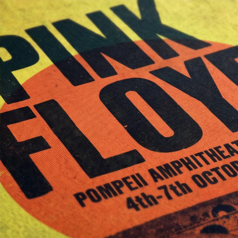 Pink Floyd Rug - Pompeii Amphitheatre Italy 1971