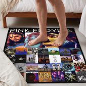 Pink Floyd Rug - Retro DSOTM Members Pink Floyd Rug - Retro DSOTM Members
