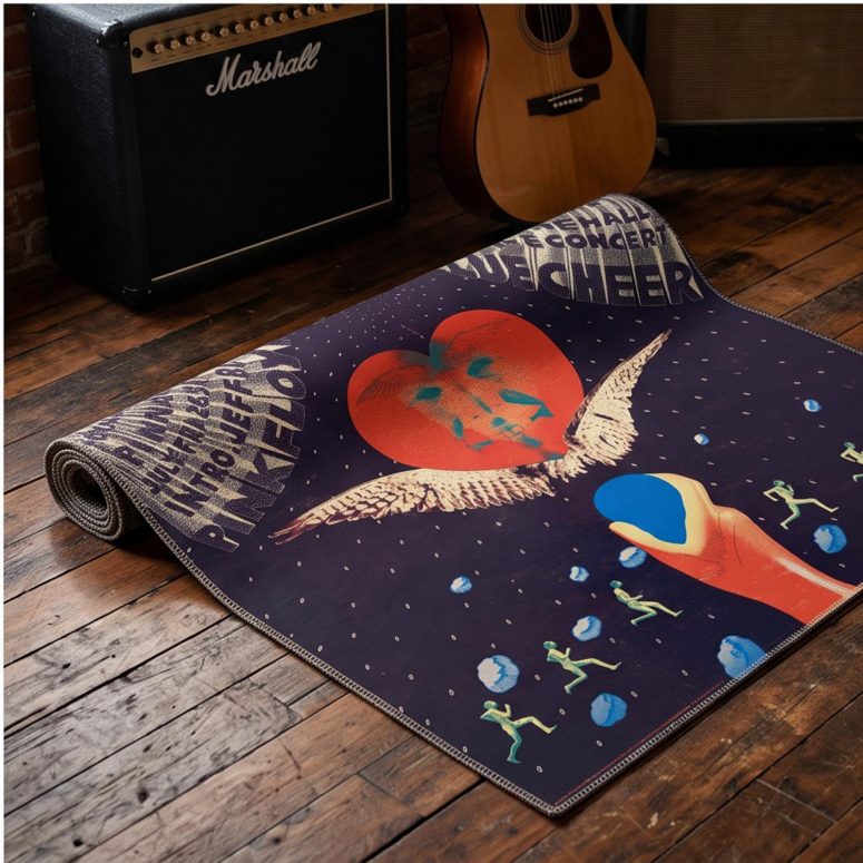 Pink Floyd Rug - Shrine Exposition Hall 1968 Pink Floyd Rug - Shrine Exposition Hall 1968