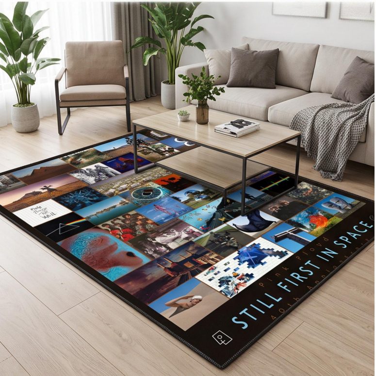 Pink Floyd Rug - Still First In Space 40th Anniversary Pink Floyd Rug - Still First In Space 40th Anniversary