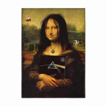 Pink Floyd Rug - TDSOTM Vinyl Disk Animals Atom Heart Mother Monalisa Parody