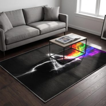 Pink Floyd Rug - The Dark Side Of The Moon Electric Smoke