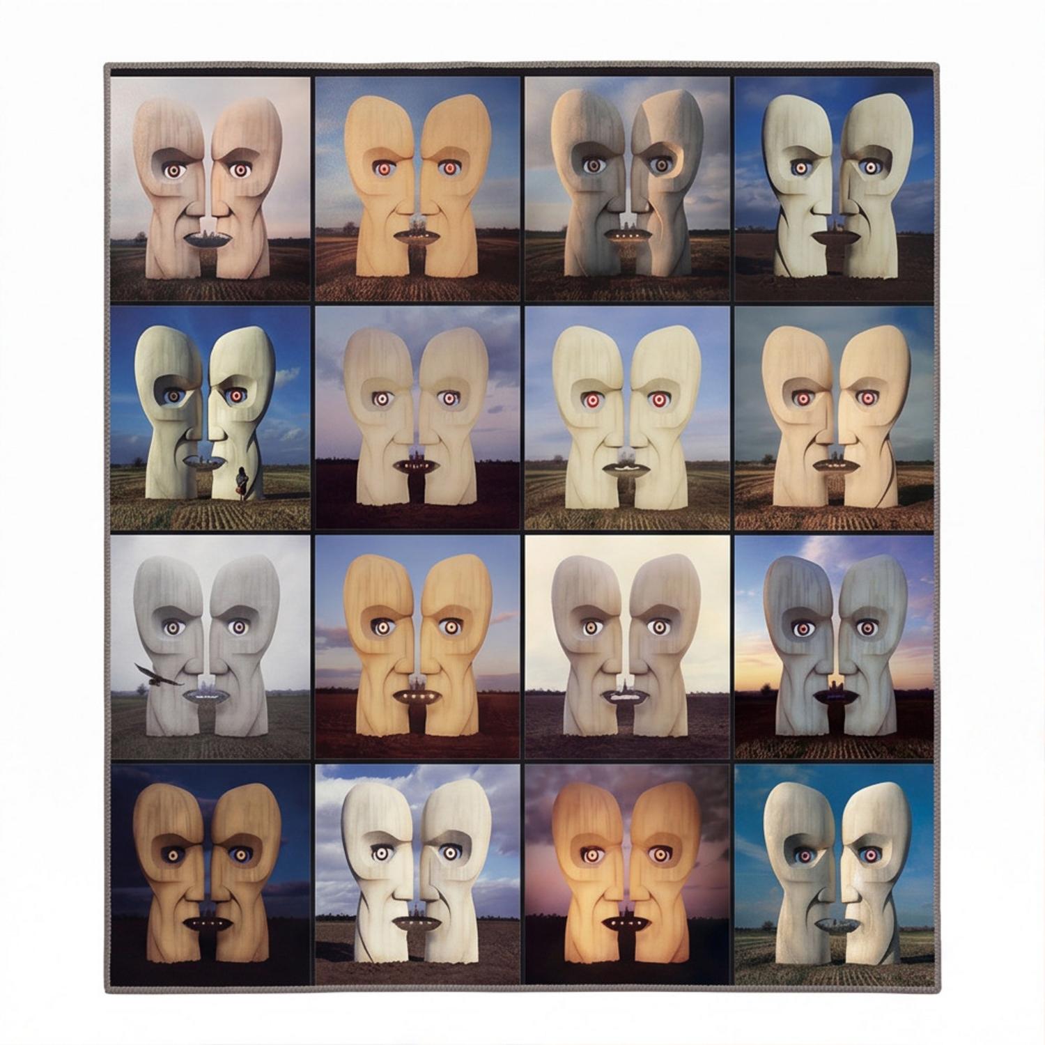 Pink Floyd Rug - The Division Bell Collage Pink Floyd Rug - The Division Bell Collage
