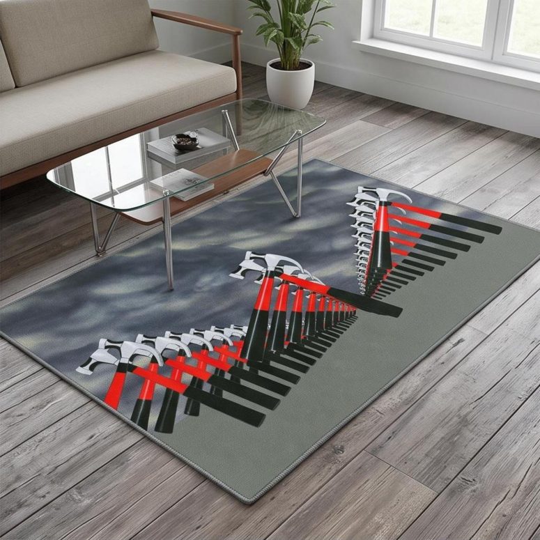 Pink Floyd Rug - The Marching Hammers The Wall Pink Floyd Rug - The Marching Hammers The Wall