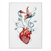 Pink Floyd Rug - The Wall Flower Heart What shall we do now