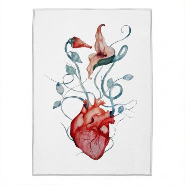 Pink Floyd Rug - The Wall Flower Heart What shall we do now Pink Floyd Rug - The Wall Flower Heart What shall we do now
