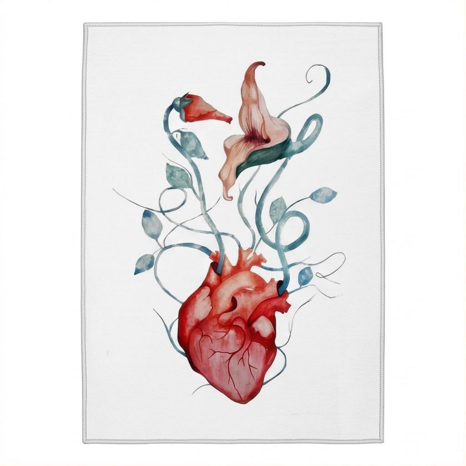Pink Floyd Rug - The Wall Flower Heart What shall we do now Pink Floyd Rug - The Wall Flower Heart What shall we do now