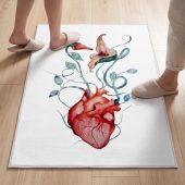 Pink Floyd Rug - The Wall Flower Heart What shall we do now Pink Floyd Rug - The Wall Flower Heart What shall we do now