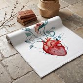 Pink Floyd Rug - The Wall Flower Heart What shall we do now Pink Floyd Rug - The Wall Flower Heart What shall we do now