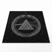 Pink Floyd Rug - Viking Valknut Dark Side Of The Moon