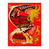 Pink Floyd Rug - Vintage Concert Poster from Fillmore Auditorium