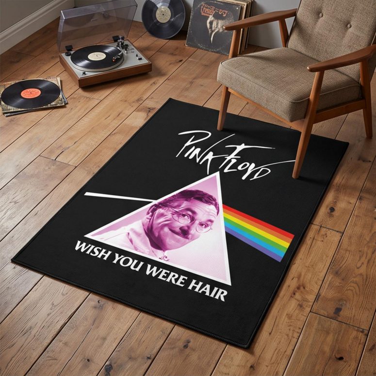 Pink Floyd Rug - Wish You Were Hair Pink Floyd Rug - Wish You Were Hair