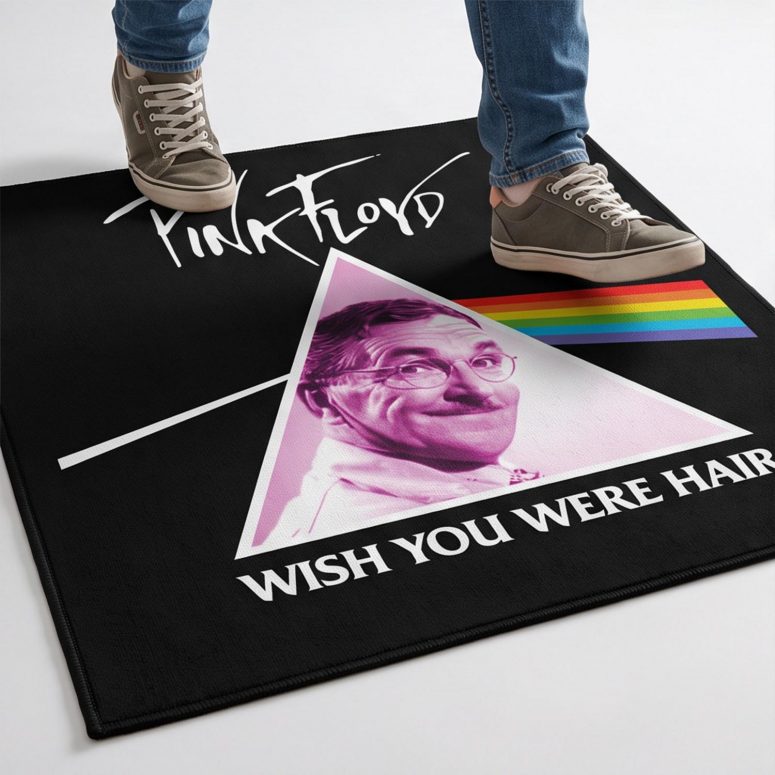 Pink Floyd Rug - Wish You Were Hair Pink Floyd Rug - Wish You Were Hair