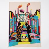 Pink Floyd Rug - Wish You Were Here Animals Atom Mother Psychedelic Art