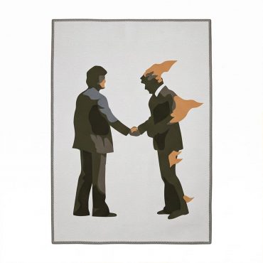 Pink Floyd Rug - Wish You Were Here Burning Man Pink Floyd Rug - Wish You Were Here Burning Man