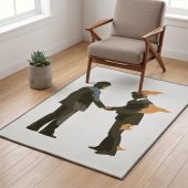 Pink Floyd Rug - Wish You Were Here Burning Man Pink Floyd Rug - Wish You Were Here Burning Man