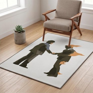 Pink Floyd Rug - Wish You Were Here Burning Man