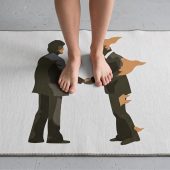 Pink Floyd Rug - Wish You Were Here Burning Man Pink Floyd Rug - Wish You Were Here Burning Man