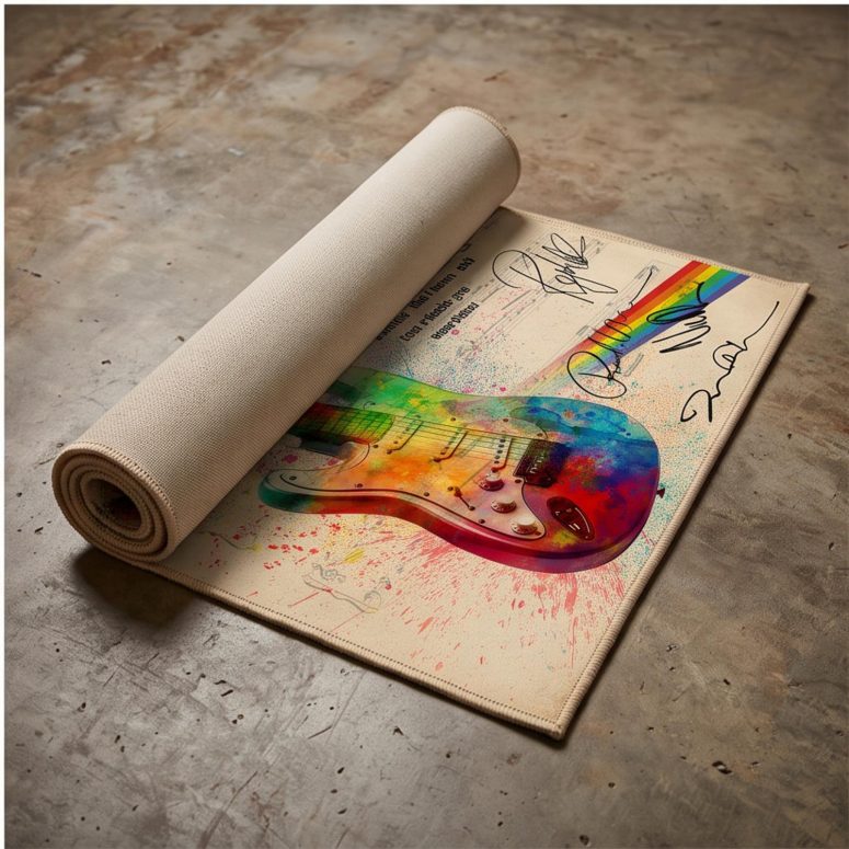 Pink Floyd Rug - Wish You Were Here Pink Floyd Sign Guitar Pink Floyd Rug - Wish You Were Here Pink Floyd Sign Guitar