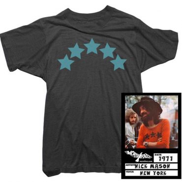 Pink Floyd Shirt - 5 Stars Tee worn by Nick Mason