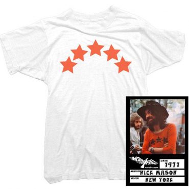 Pink Floyd Shirt - 5 Stars Tee worn by Nick Mason