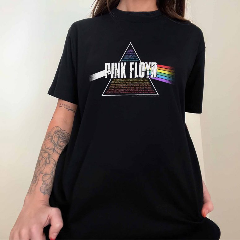 Pink Floyd Shirt - Dark Side Of The Moon Venue Triangle Vintage Pink Floyd Shirt - Dark Side Of The Moon Venue Triangle Vintage