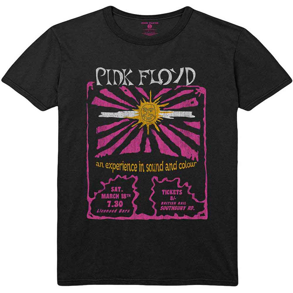 Pink Floyd Shirt – Sound And Colour 18th March Vintage Pink Floyd Shirt – Sound And Colour 18th March Vintage
