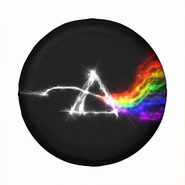 Pink Floyd Spare Tire Cover - The Dark Side Of The Moon Electric Smoke