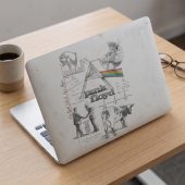 Pink Floyd Sticker - Album Collage Sketch Pink Floyd Sticker - Album Collage Sketch