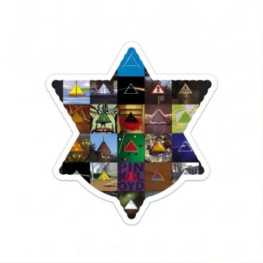 Pink Floyd Sticker - Album Dark Side Of The Moon Collage